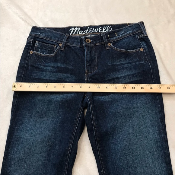 Madewell Rail Straight mid rise dark wash jeans - Picture 9 of 11
